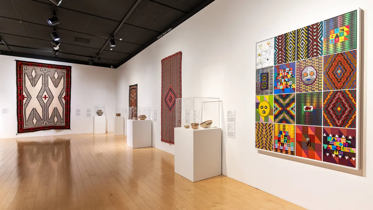 Gallery of Native American art inside the Palm Springs Art Museum